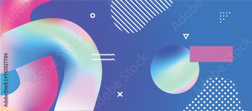 Dynamic modern fluid shapes background. Vibrant gradient liquid shapes poster. Vector illustration. Futuristic design template for covers, placards, posters, flyers, presentations, cards, banners, ads