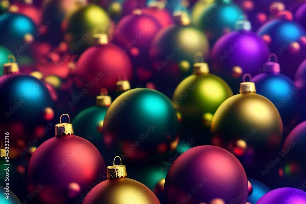 Christmas balls background deals