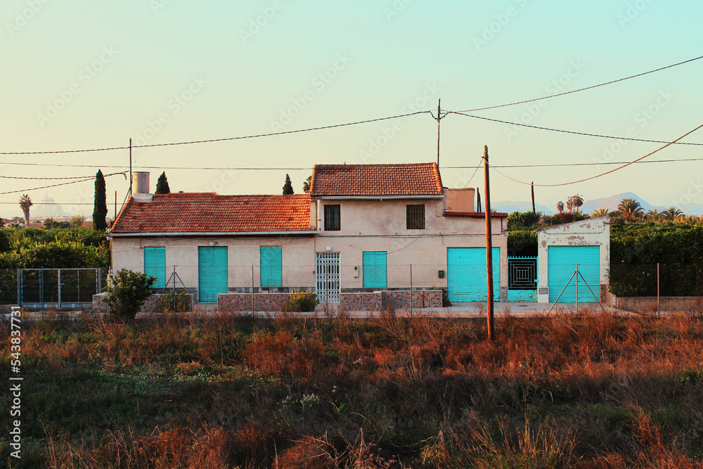 Fototapeta premium Spanish rural house.