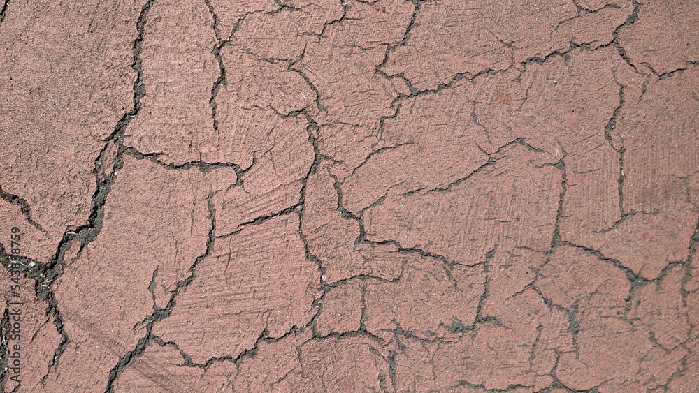 Fototapeta premium cracked paint on asphalt