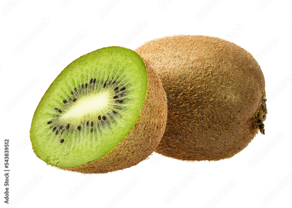 Kiwi isolated on white background with clipping path Kiwi isolated on white background with clipping path