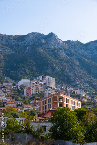 Landscape of Kruja city, ancient capital of Albania