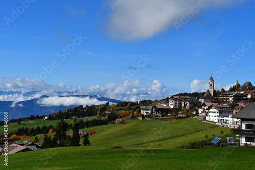 Obraz na płótnie Schöne Landschaft bei Deutschnofen in Südtirol w salonie