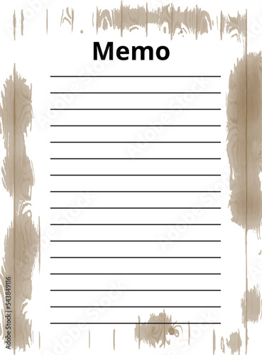 The wood memo