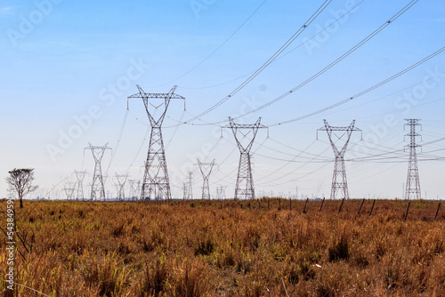 Power transmission towers - Torres de transmissão de energia - Campos dos Goytacazes - RJ
