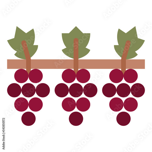 grape winery wine making icon