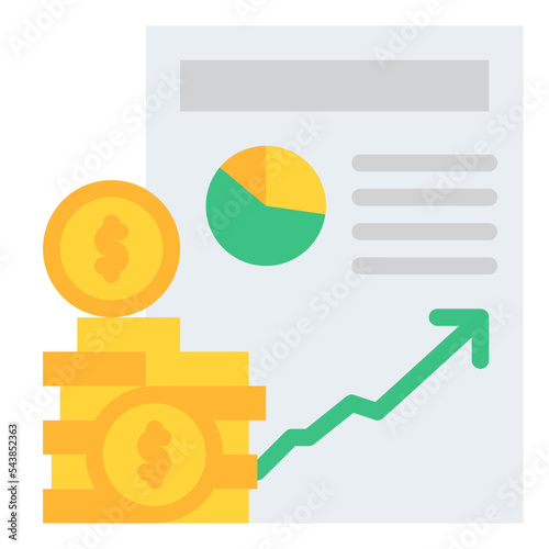 financial business company icon