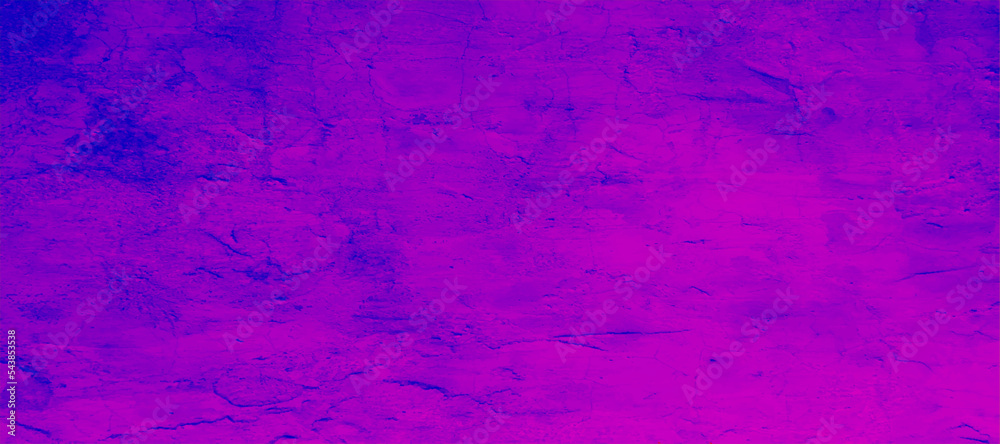 Purple grunge wall background with paint