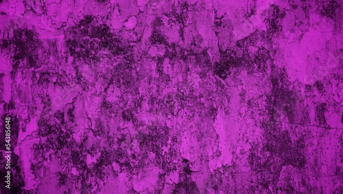 purple color background concept with dark mix, mossy and cracked old wall background, art abstract cracked wall background © Fahsop