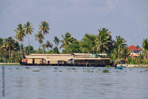 house boats @ allepey, kerala, India