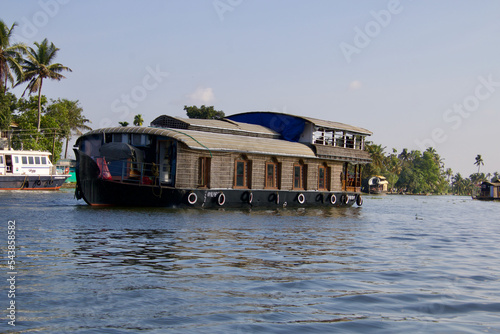 House boat @allepey, Kerala photo