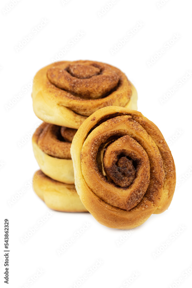 Fototapeta premium the sweet handmade cinnamon rolls