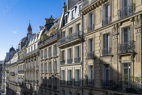 Paris, luxury buildings, in the 8e arrondissement, a chic area
 photo