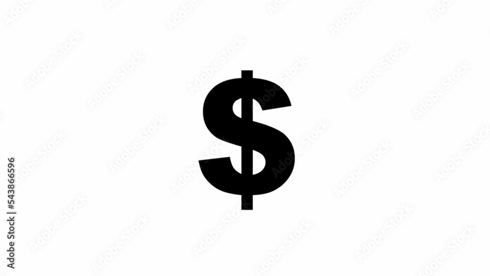 Animated black icon of dollar. Radiance from rays around symbol. Concept of business, money. Flat vector illustration isolated on the white background.
Animated black icon of dollar. Radiance from rays around symbol. Concept of business, money. Flat vector illustration isolated on the white background.