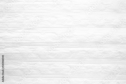 White Wrinkled Cardboard Paper Background.