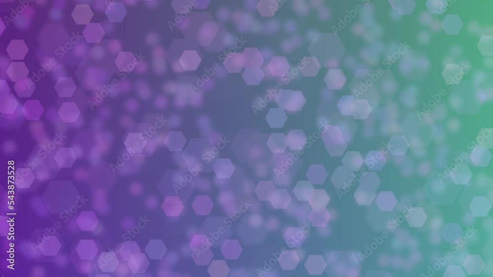 Motion graphics. Abstract background with bokeh. Soft light defocused spots