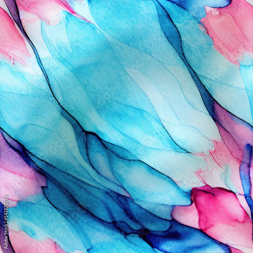 abstract watercolor background generated by AI, artificial intelligence