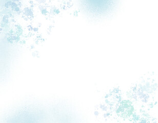abstract blue pastel spreading on transparency background