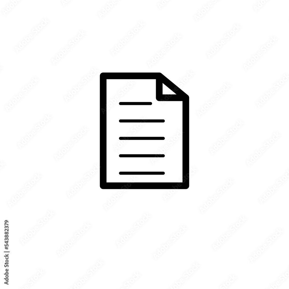 Paper icon vector logo design templae Paper icon vector logo design templae
