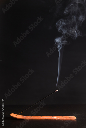 Stick holder and burning incense stick