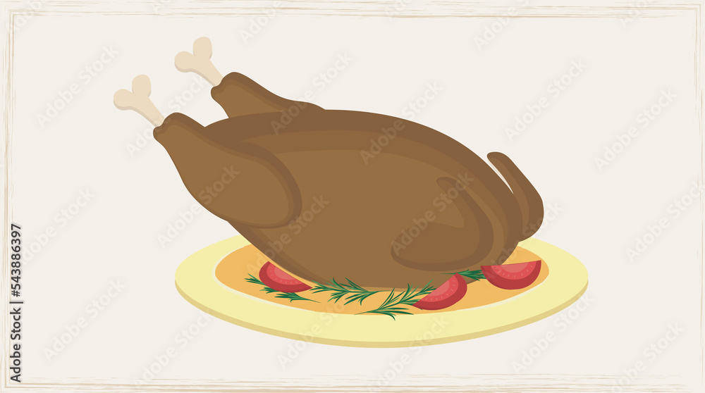Turkey baked for the thanksgiving day 2023 Turkey baked for the thanksgiving day 2023