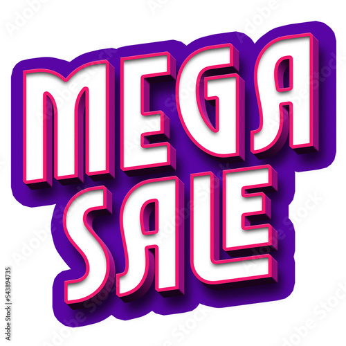 Mega Sale Text Effect