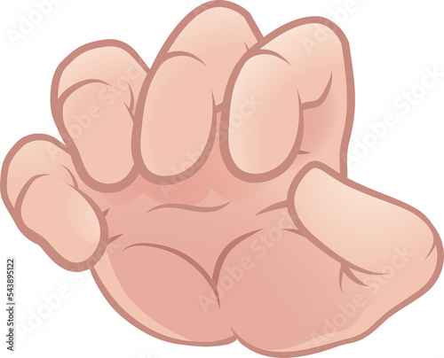 Monster Claw Cartoon Hand