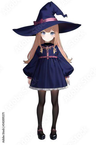 Cute Anime Style Witch