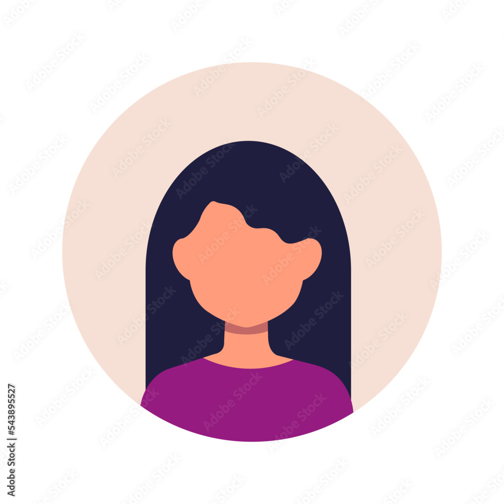 Avatar icon. Human. A person's badge. Vector. Social media profile symbol. The symbol of a person. Avatar icon. Human. A person's badge. Vector. Social media profile symbol. The symbol of a person.