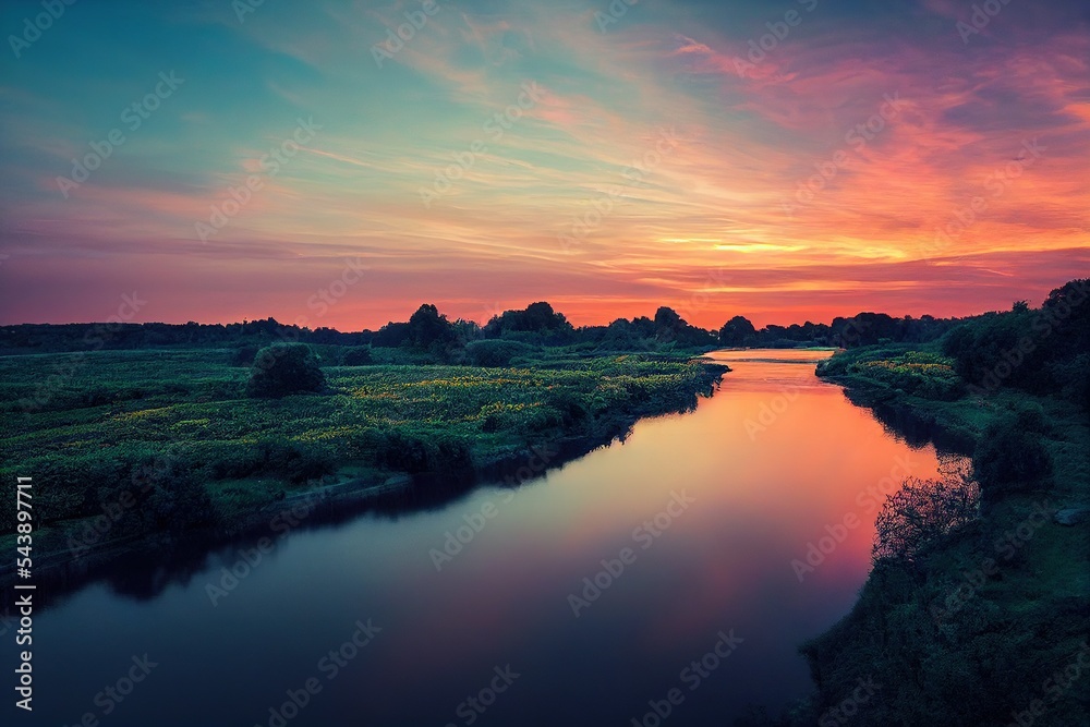 Fototapeta premium river