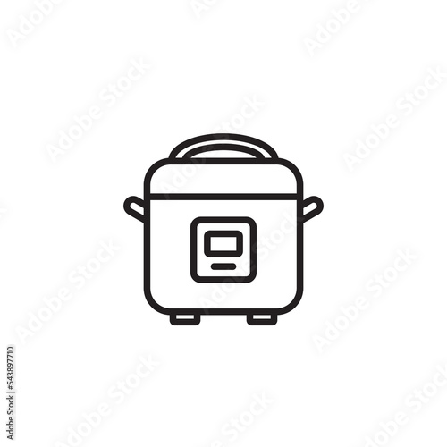Multicooker Icon Vector Illustration Eps10