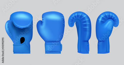 Box gloves. Sport hands punch items for boxers equipment decent vector competition symbols gloves realistic