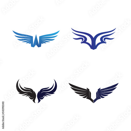 Falcon Eagle Bird Logo Template Vector Icon