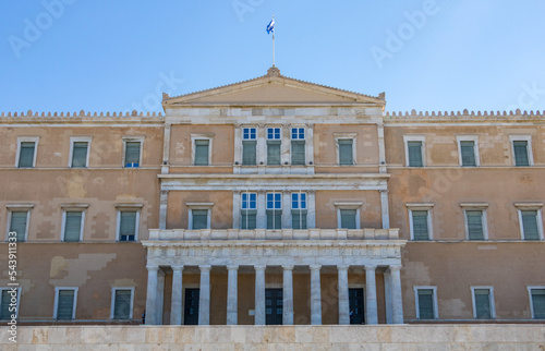 The Hellenic Parliament, also known as the Parliament of the Hellenes or Greek Parliament, is the unicameral legislature of Greece, located in the Old Royal Palace, overlooking photo
