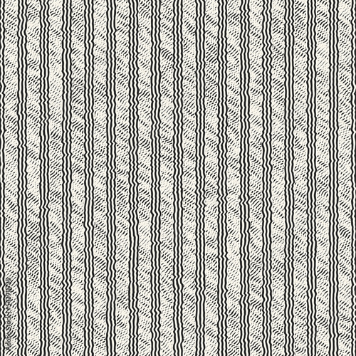 Monochrome Moiré Textured Striped Pattern