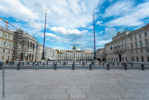 Unity of Italy Square in Trieste, Italy