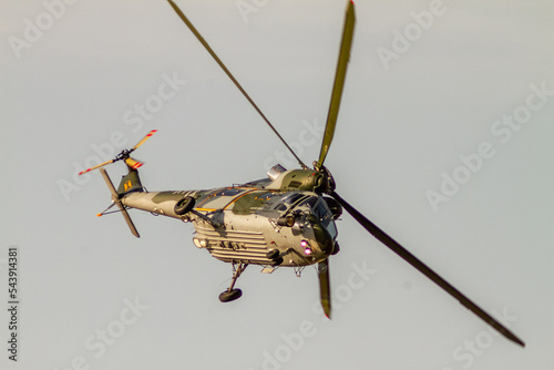 military helicopter