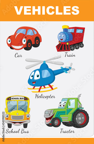 SET OF TRANSPORTATION ICONS