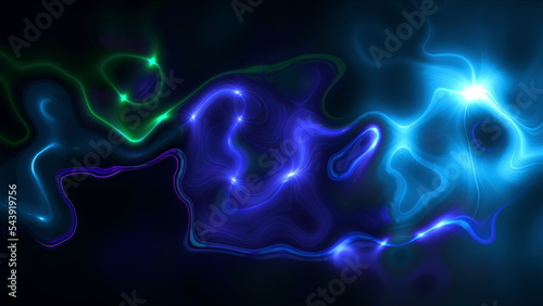 Abstract plasma. Computer generated 3d render