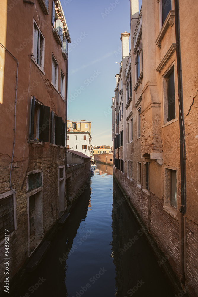 Venice cityscape, famous canal and architecture