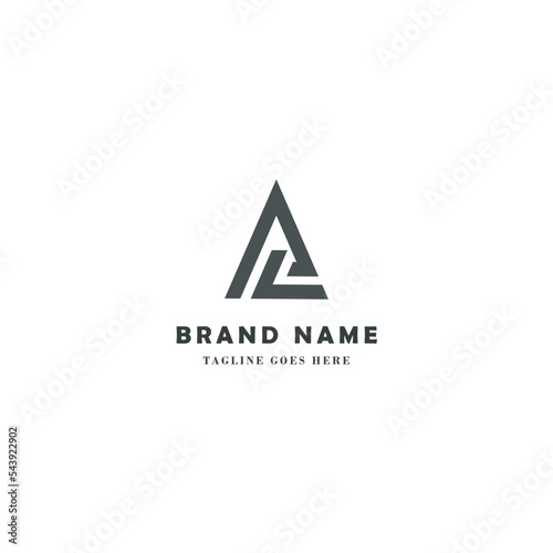 design letter AL logo, letter A logo design