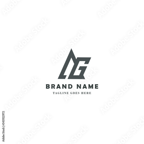 letter ag logo design