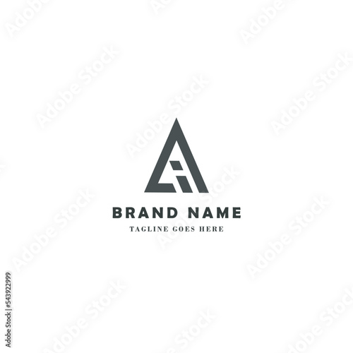 design initial letter AI logo vector 