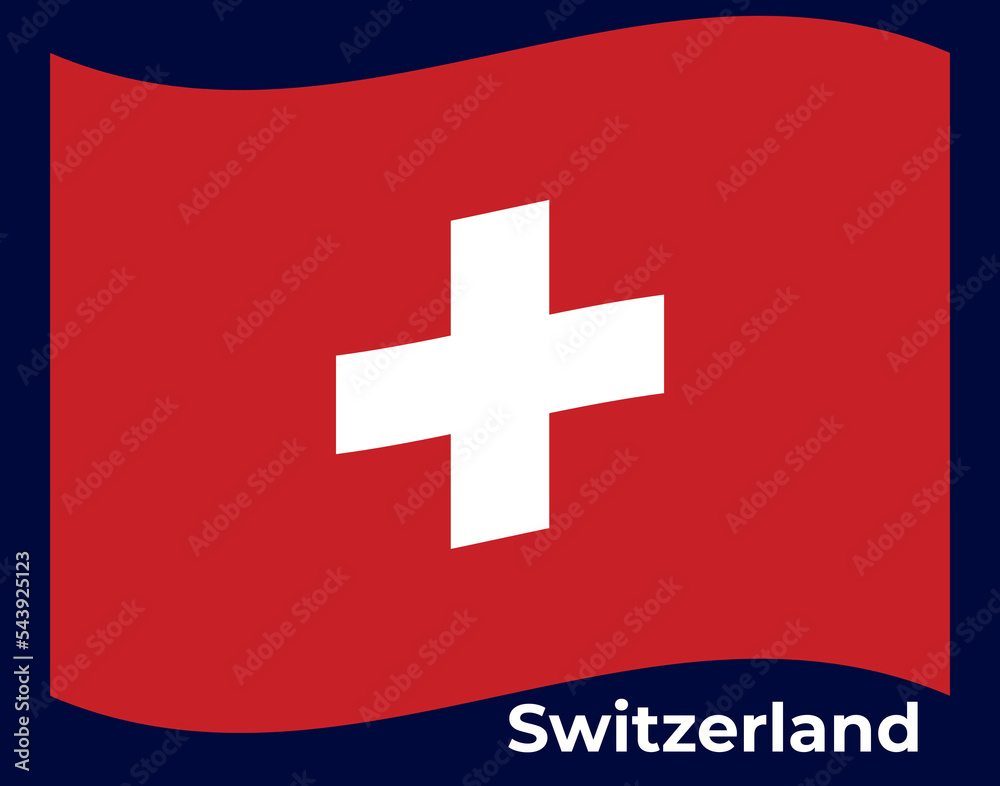 Switzerland Flag Vector Illustration Switzerland Flag Vector Illustration