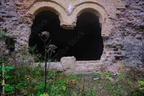 ruin of tarakaniv fort  in Ukraine photo