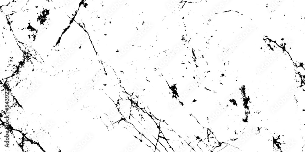 Scratched and Cracked Grunge Urban Background Texture Vector. Dust Overlay Distress Grainy Grungy Effect. Distressed Backdrop Vector Illustration. Isolated Black on White Background. EPS 10.