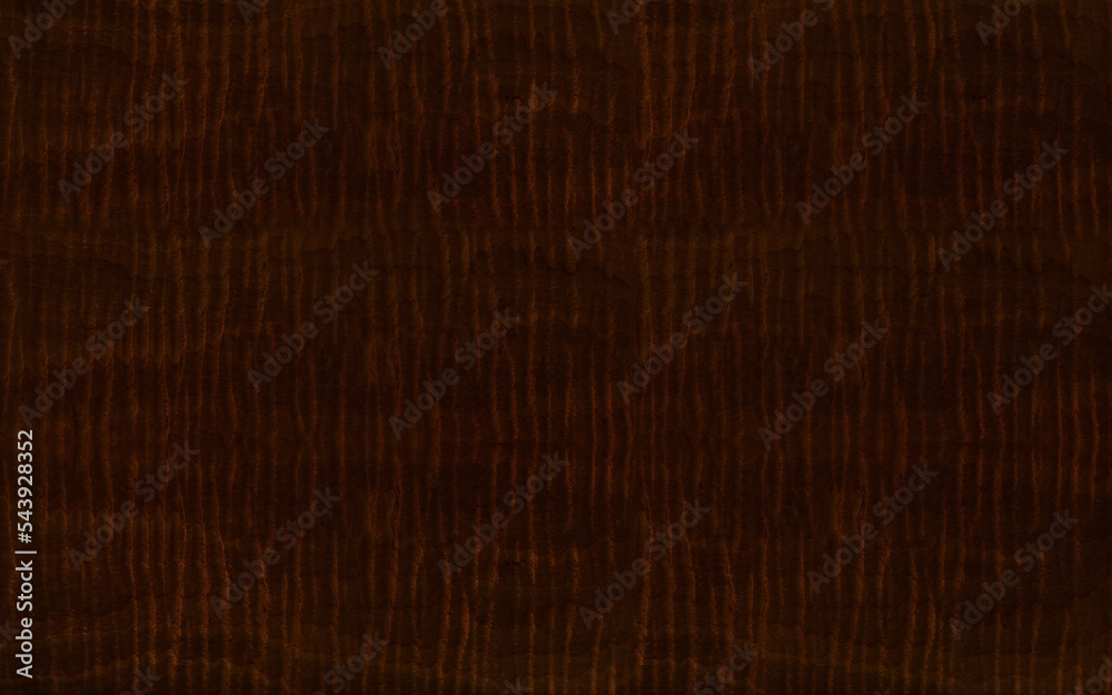 Fototapeta premium Exotic shimmering dark brown anigre wood texture seamless