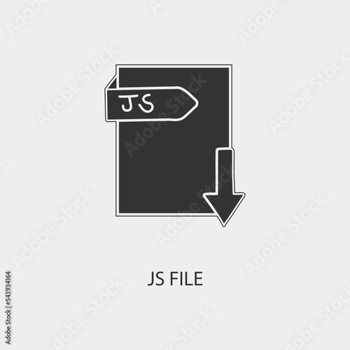 JS_Fomart vector icon illustration sihn photo