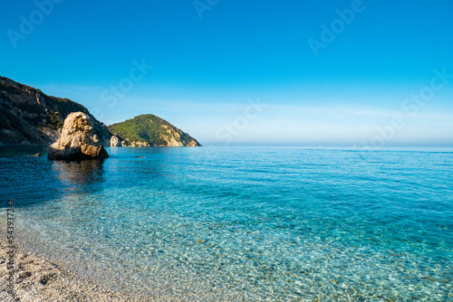 Beautiful island of Elba in late summer photo