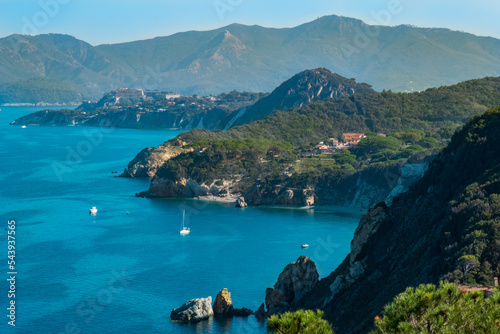 Beautiful island of Elba in late summer